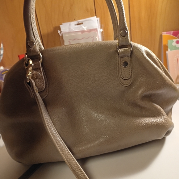 Liz Claiborne Beige Satchel Bag - Picture 4 of 8